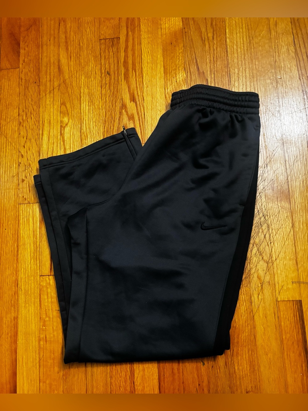 Nike Dri-FIT Men’s Track Pants XL Regular Black Polyester Drawstring Pockets